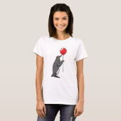 T-shirt Manchot avec ballon (Devant entier)
