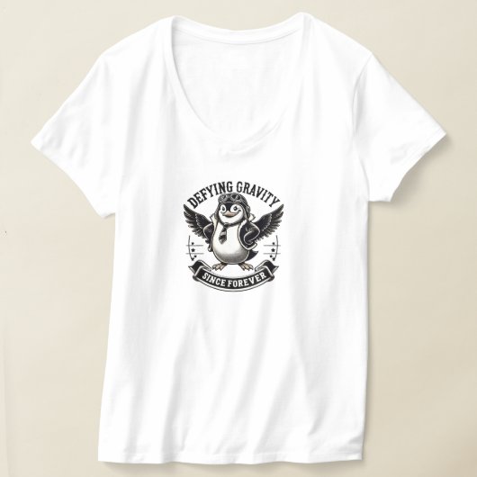 T-shirt Manchot Aviateur (Poser)