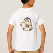 T-shirt Manchot café du matin (Dos)