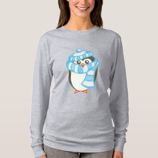 T-Shirt Manchot de Noël (Devant)