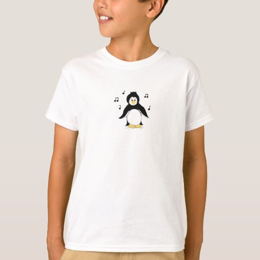 T-shirt Manchot musical (Devant)