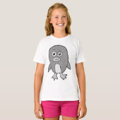 T-shirt Manchot Rétro (Devant entier)