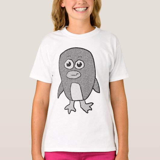 T-shirt Manchot Rétro (Devant)