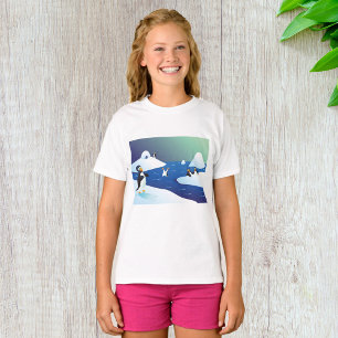 T-shirt Manchots Et Glace