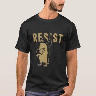 T-shirt Manchots résistent Manchots protestent contre les