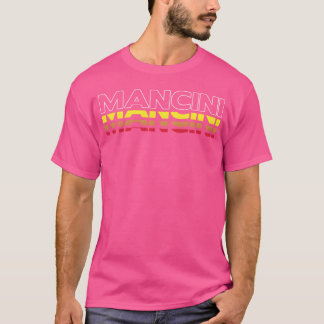 T-shirt Mancini Prénom Drôle Vintage Sunset Mancini garçon
