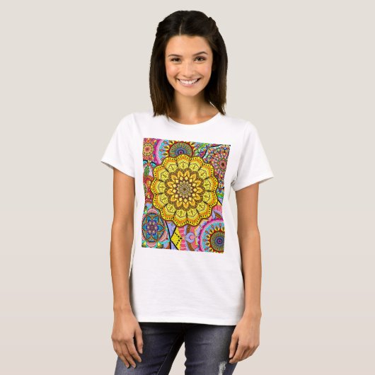 T-Shirt Mandala (Devant entier)