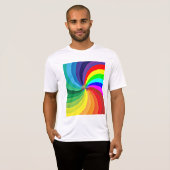 T-shirt Mandala-46556 couleur arc-en-ciel (Devant entier)