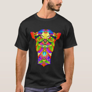 T-shirt Mandala amérindien chameau animal yoga méditation