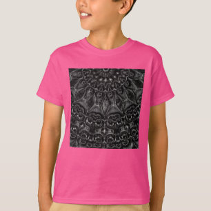 T-shirt Mandala au charbon de bois