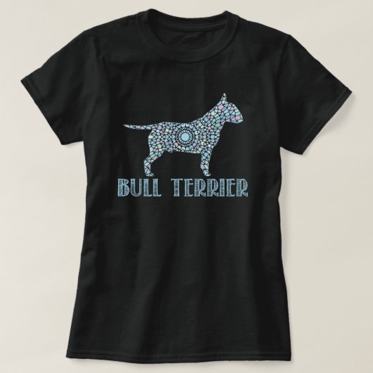 T-shirt Mandala Bull Terrier (Design devant)