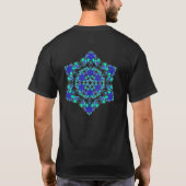 T-shirt Mandala cosmique de vision (Dos)