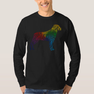 T-shirt Mandala couleur Rottweiler
