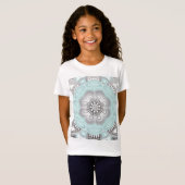 T-Shirt Mandala Creation, tous les points pour un 1 (Devant entier)