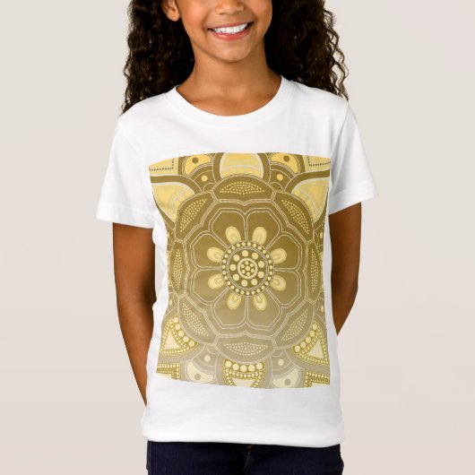 T-Shirt Mandala Creation, tous les points pour un 2 (Devant)