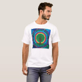 T-shirt mandala de célébration (Devant entier)