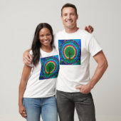 T-shirt mandala de célébration (Unisexe)