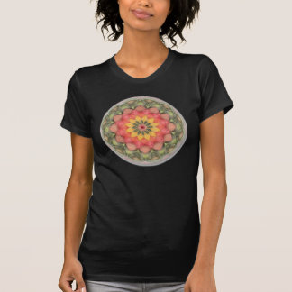 T-shirt mandala de coeur