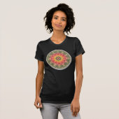 T-shirt mandala de coeur (Devant entier)