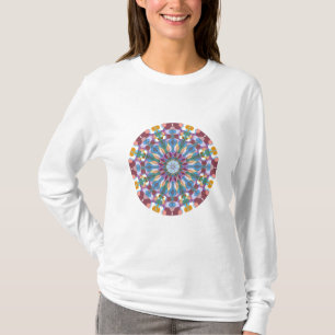 T-shirt Mandala de fleurs