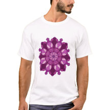 Mandala de fleurs violet royal