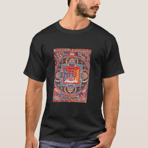 T-shirt Mandala de Jnanadakini Bouddhiste Tibétain Thangka
