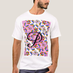 T-shirt Mandala de la fierté arc-en-ciel - Géométrique vib