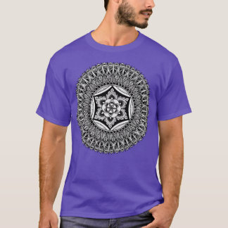 T-shirt Mandala de la géométrie sacrée du coeur