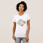 T-shirt Mandala de lapin de Pâques (Devant entier)