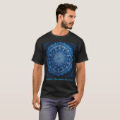 T-shirt Mandala de Noël des snowflèches (Devant entier)