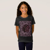 T-Shirt Mandala de rose (Devant entier)