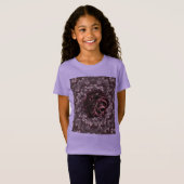 T-Shirt Mandala de rose (Devant entier)