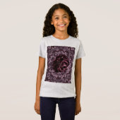T-Shirt Mandala de rose  (Devant entier)