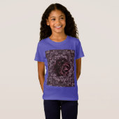 T-Shirt Mandala de rose  (Devant entier)
