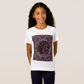 T-Shirt Mandala de rose  (Devant entier)