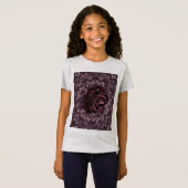 T-Shirt Mandala de rose  (Devant entier)