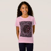 T-Shirt Mandala de rose (Devant entier)