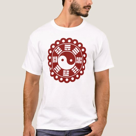 T-shirt Mandala de Yin Yang (Devant)