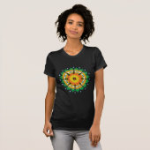 T-shirt mandala des abeilles (Devant entier)