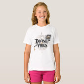 T-Shirt Mandala Flûte de Krishna Vibes Divines (Devant entier)