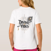 T-Shirt Mandala Flûte de Krishna Vibes Divines (Dos)
