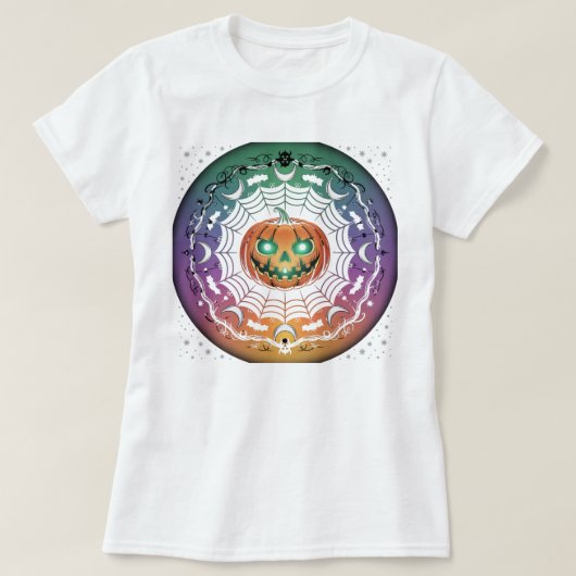 T-shirt mandala Halloween (Design devant)