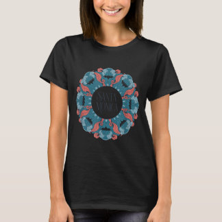 T-shirt Mandala hippocampe de Santa Monica Côte californie