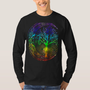 T-shirt Mandala Moon Chakra Arbre À Vie