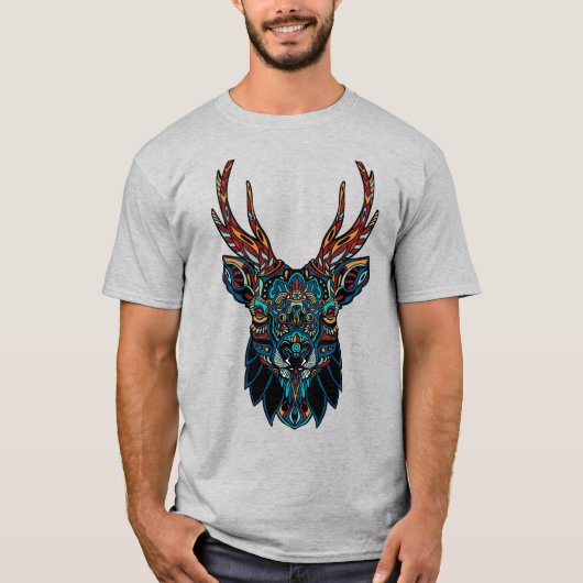 T-shirt Mandala Moose (Devant)