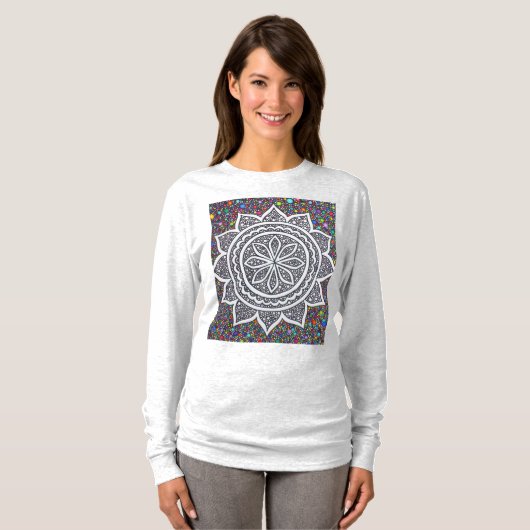 T-shirt Mandala Mosaic 2025 (Devant entier)