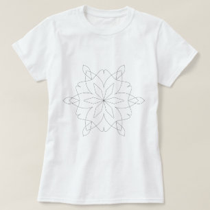 T-shirt - Mandala naar kleur