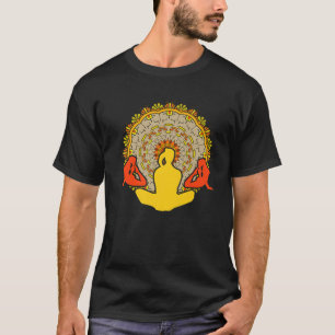 T-shirt Mandala Namaste Yogi médiation spirituelle Zen Bou