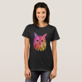 T-shirt Mandala Owl Nordic Viking Bird (Devant entier)