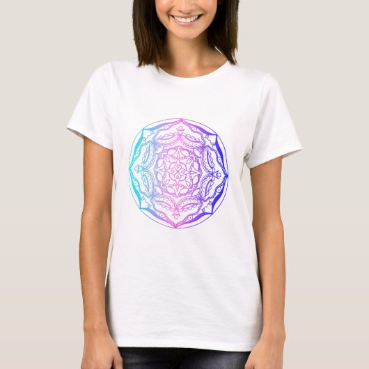 T-shirt Mandala pointillé (Devant)